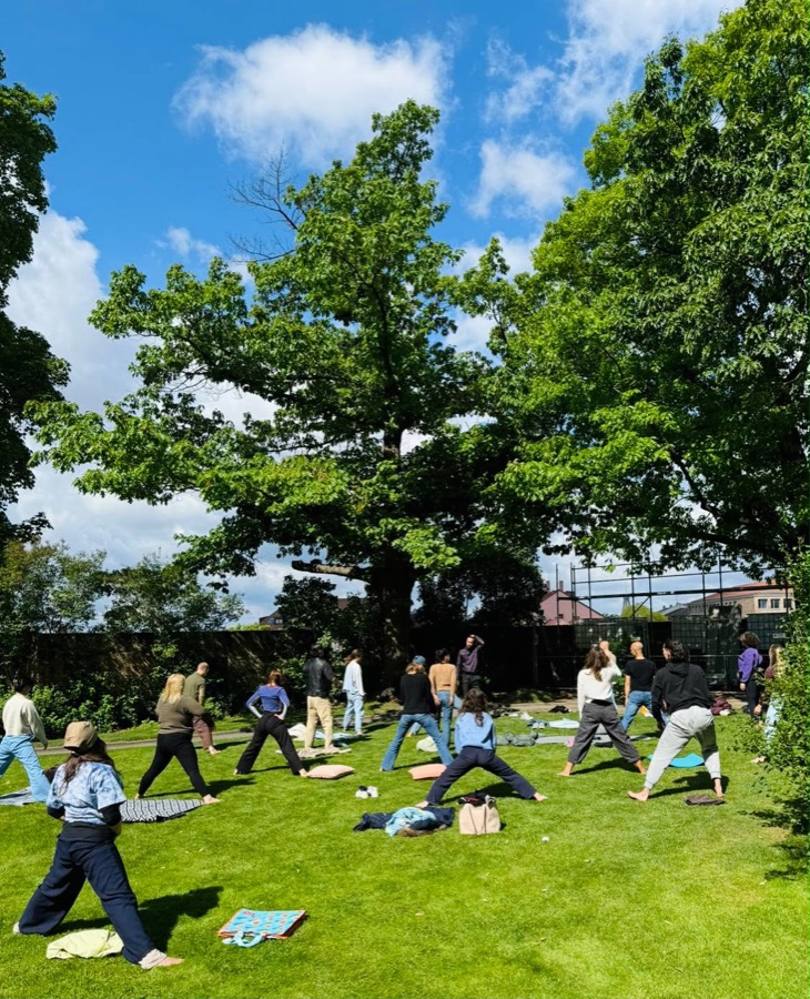Gemeinsame Praxis im Park